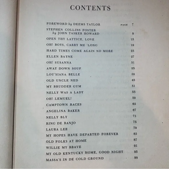A Treasury of Stephen Foster First Printing 1946 - Picture 4 of 16